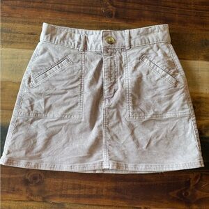AE lavender corduroy skirt